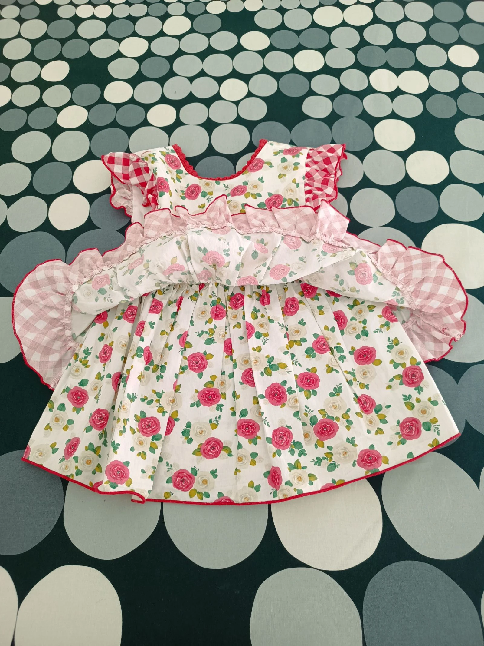 Vestido | Robe Floral & Cuadros Super Tierno! 24 meses – photo 3